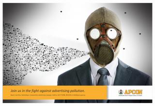 Advertising Practitioners Council of Nigeria (APCON): Gas Mask 1